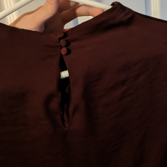 🖤SOLD🖤Deep purple long sleeve top - Picture 3 of 3